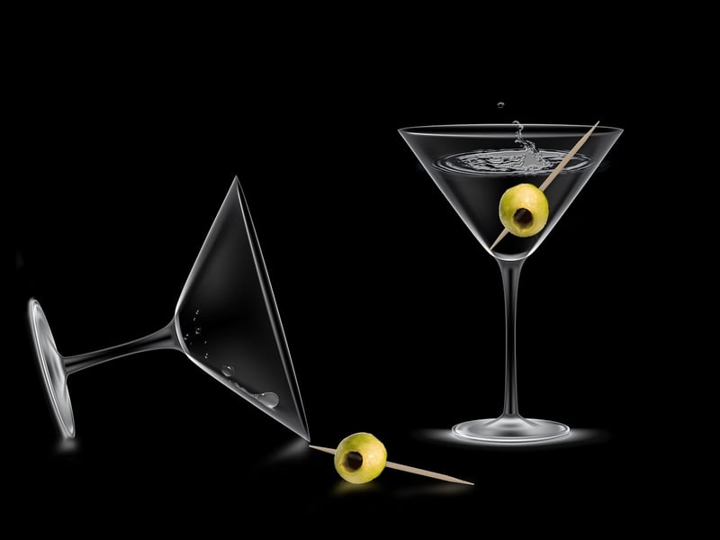 Cucumber Mint Martini Cocktail